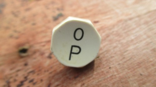 Oliver typewriter p key - oliver,